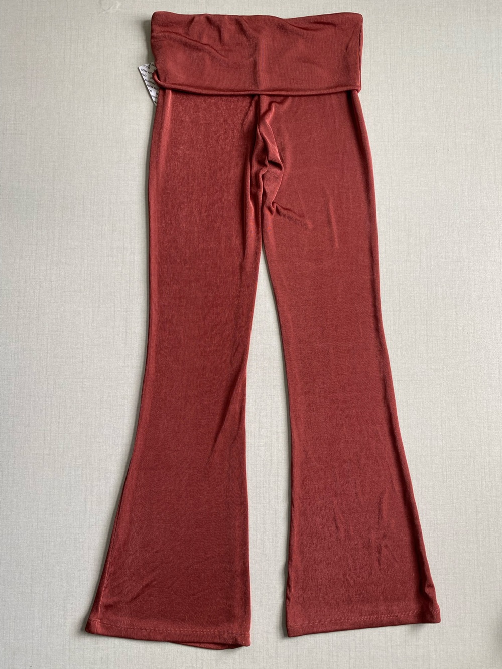 NWT Urban Outfitters Women’s Flared Cut Pants Size S Y2K Fold Over - Picture 9 of 14
